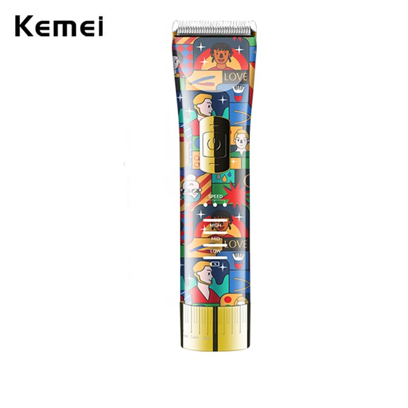 

Kemei Rechargeable Adjustable Fade Hair Cutting Machine Professional Hair Clipper Barber Men Trimmer Low Noise Adult Kid Haircut
