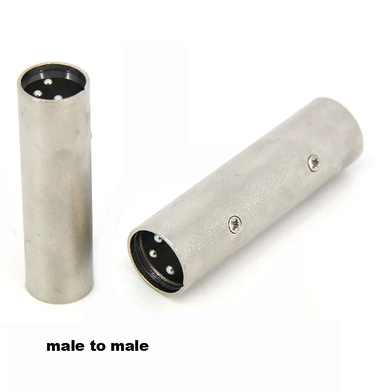 플러그 커넥터 어댑터용 마이크 전원 마이크, SIM 카드 및 어댑터, 3 핀 3 핀 XLR 수-XLR 수, 1 개 2 개