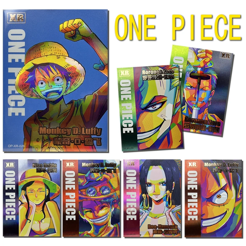 Anime ONE PIECE XR card Monkey D Luffy Nico Robin Tony Tony Chopper Roronoa Zoro Game Collection Birthday Christmas gifts