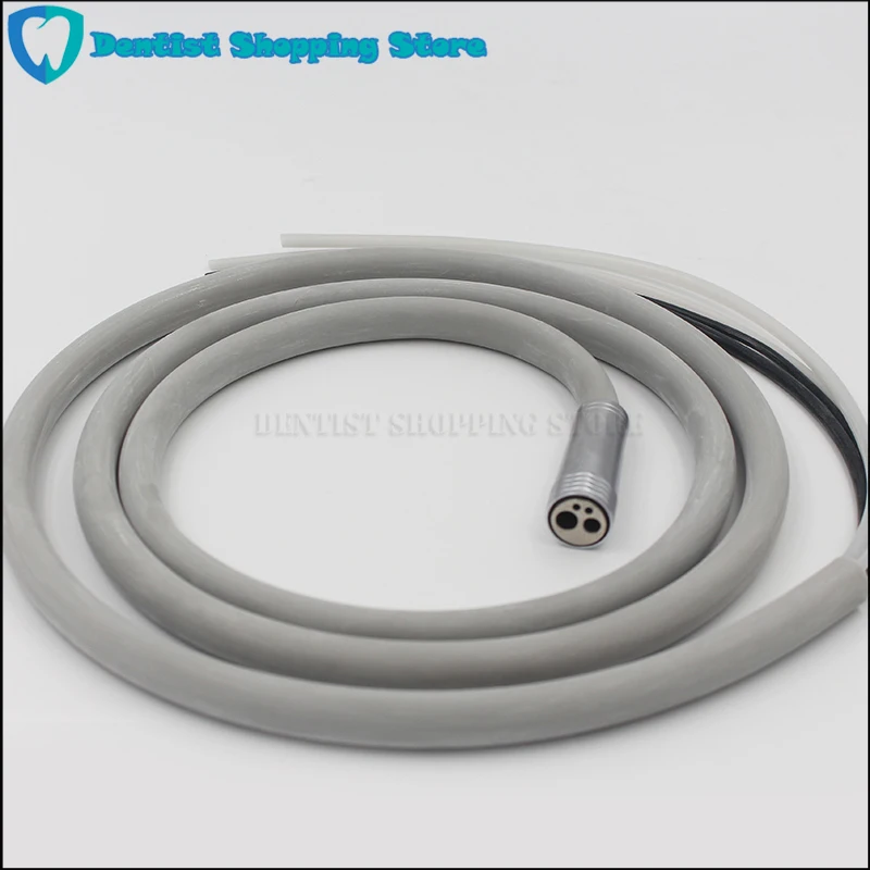 1 PCS High quality 4 Hole Midwest Dental Handpiece Hose Tube With Connector Pipes Silicone Tubing Cable Dental Instrument