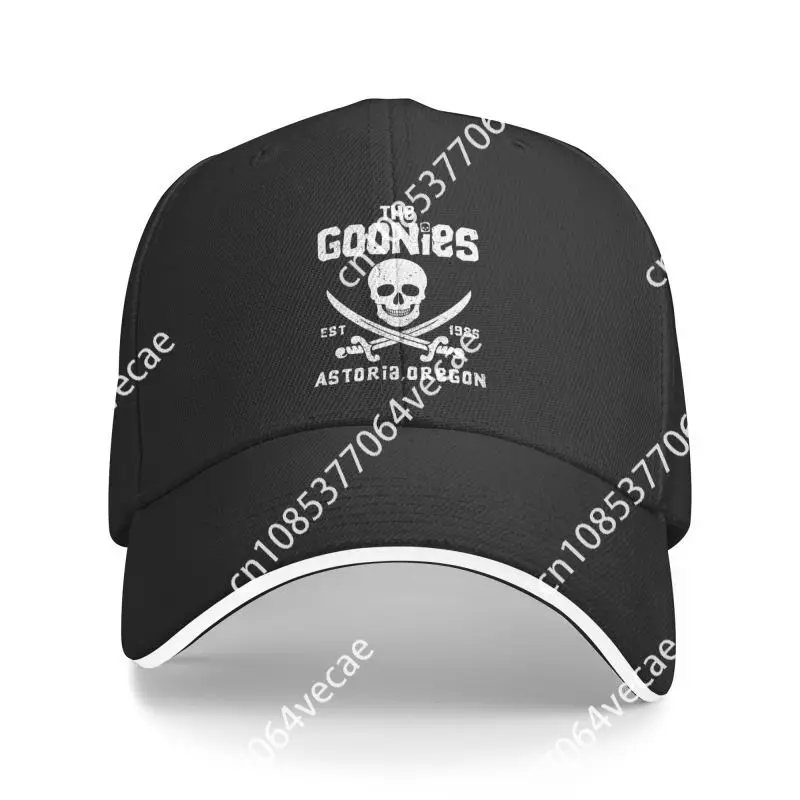 

Punk Unisex The Goonies Skull Pirate Baseball Cap Adult Comedy Film Adjustable Dad Hat for Men Women Hip Hop