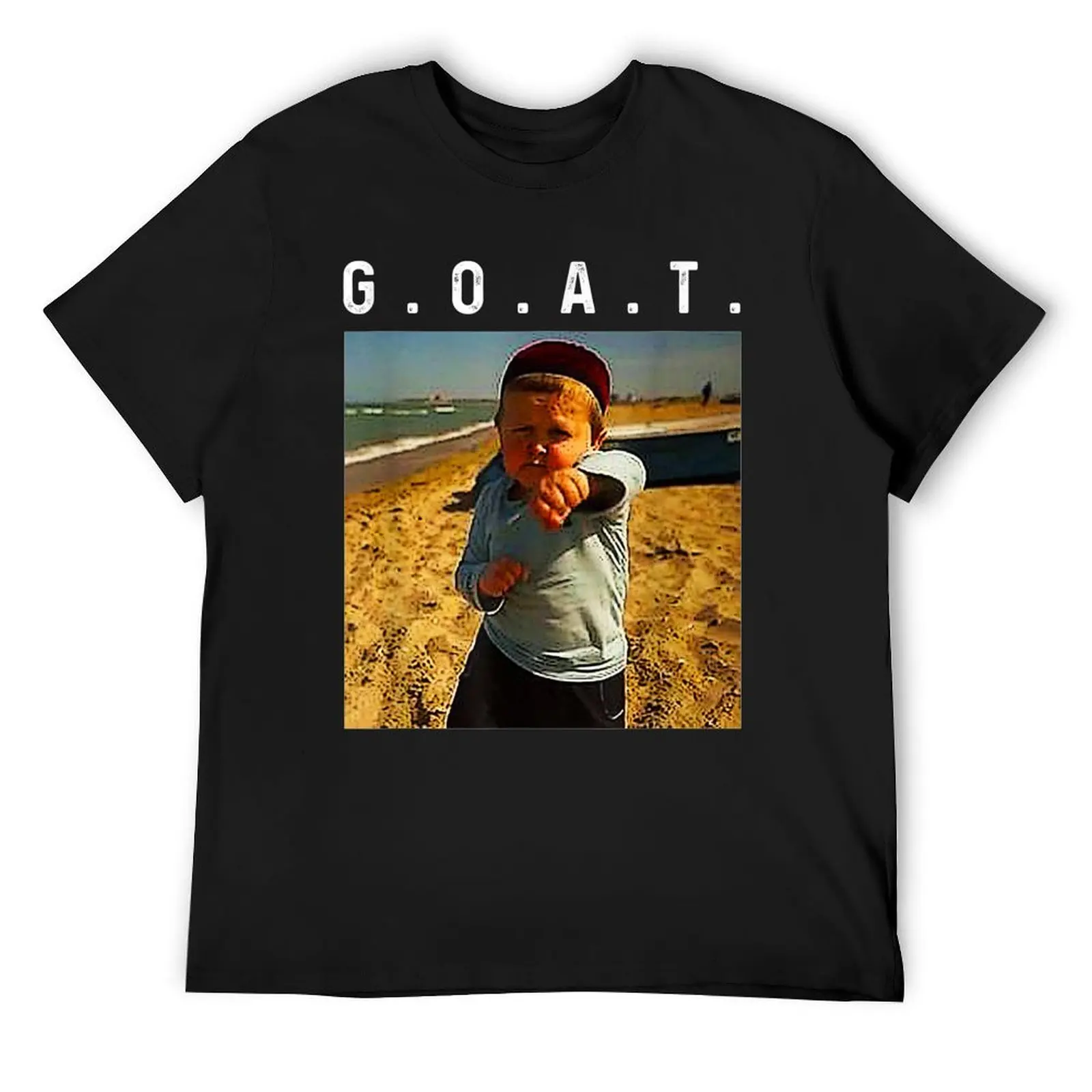 

G. O. A. T. - Hasbulla - Hasbulla Hasbullah smile T-Shirt blanks for a boy mens workout shirts
