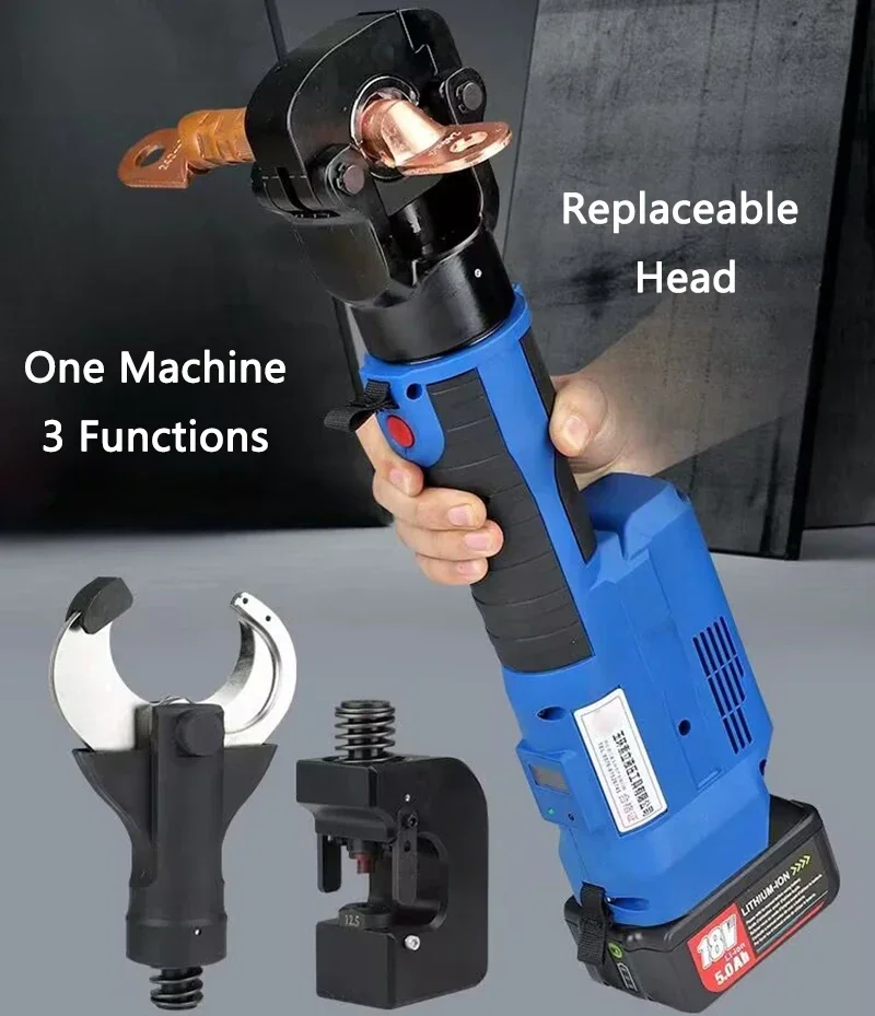 Electric Multifunctional Cable Cutting Pliers/Hole Punching/Terminal Crimping Three In One Function
