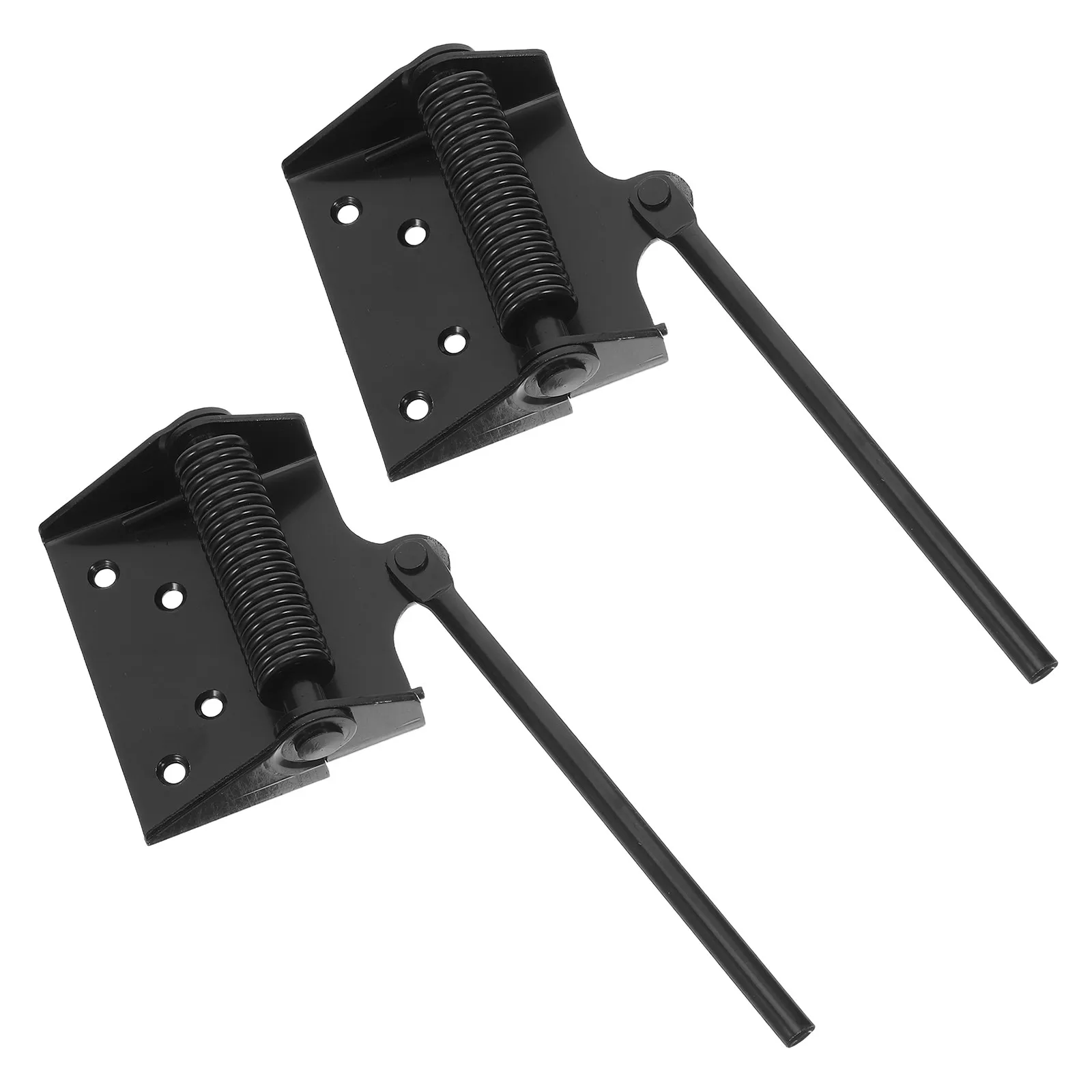 2Pcs Self Closing Door Hinge Spring Loaded Auto Close Adjustable Heavy Duty Door Closer for Home Office Kitchen Use