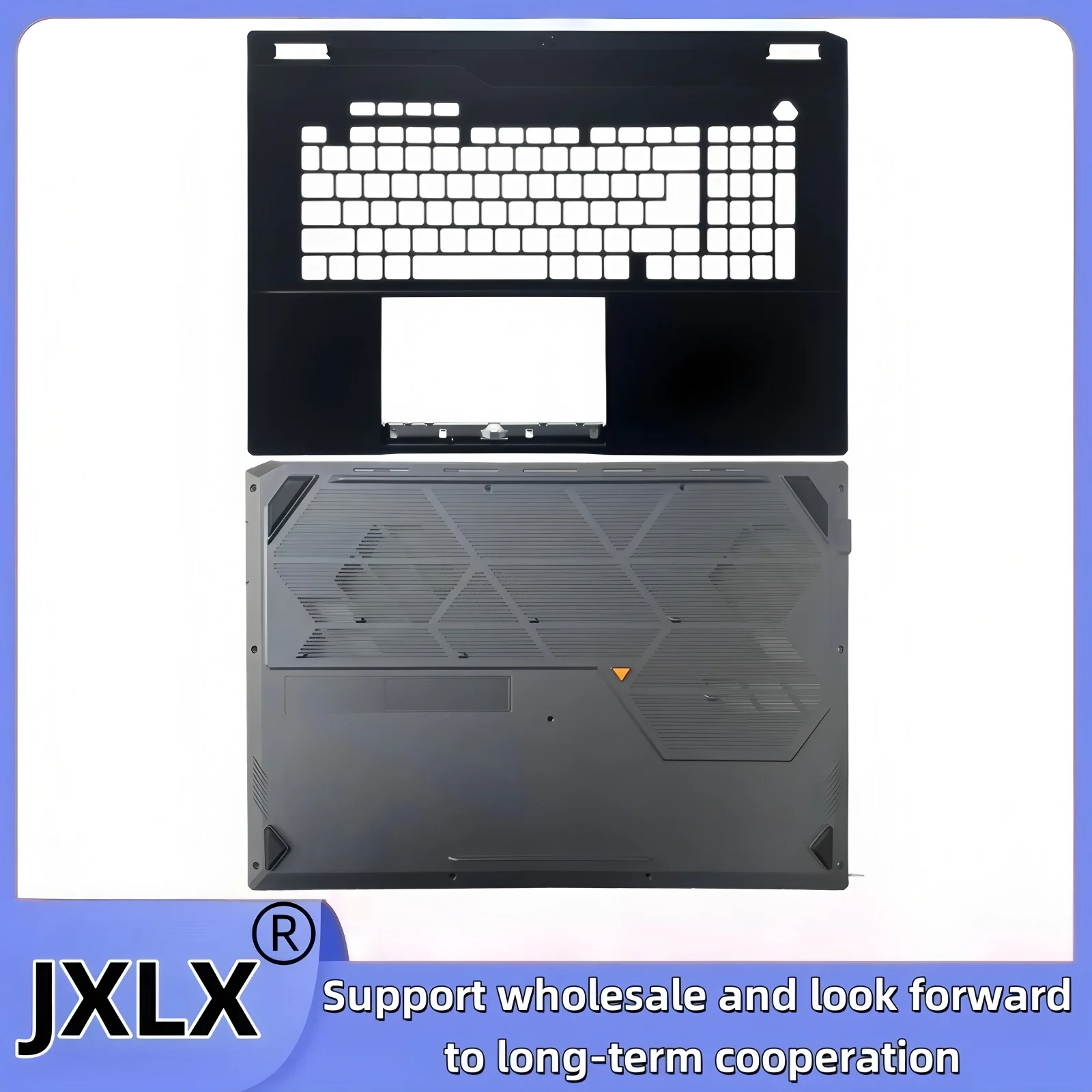

JXLX® New for ASUS TUF Gaming FA808UM A18 FA808 FX808 FA808UH Laptop Upper Case Palmrest Cover/Bottom Base Cover Lower Case