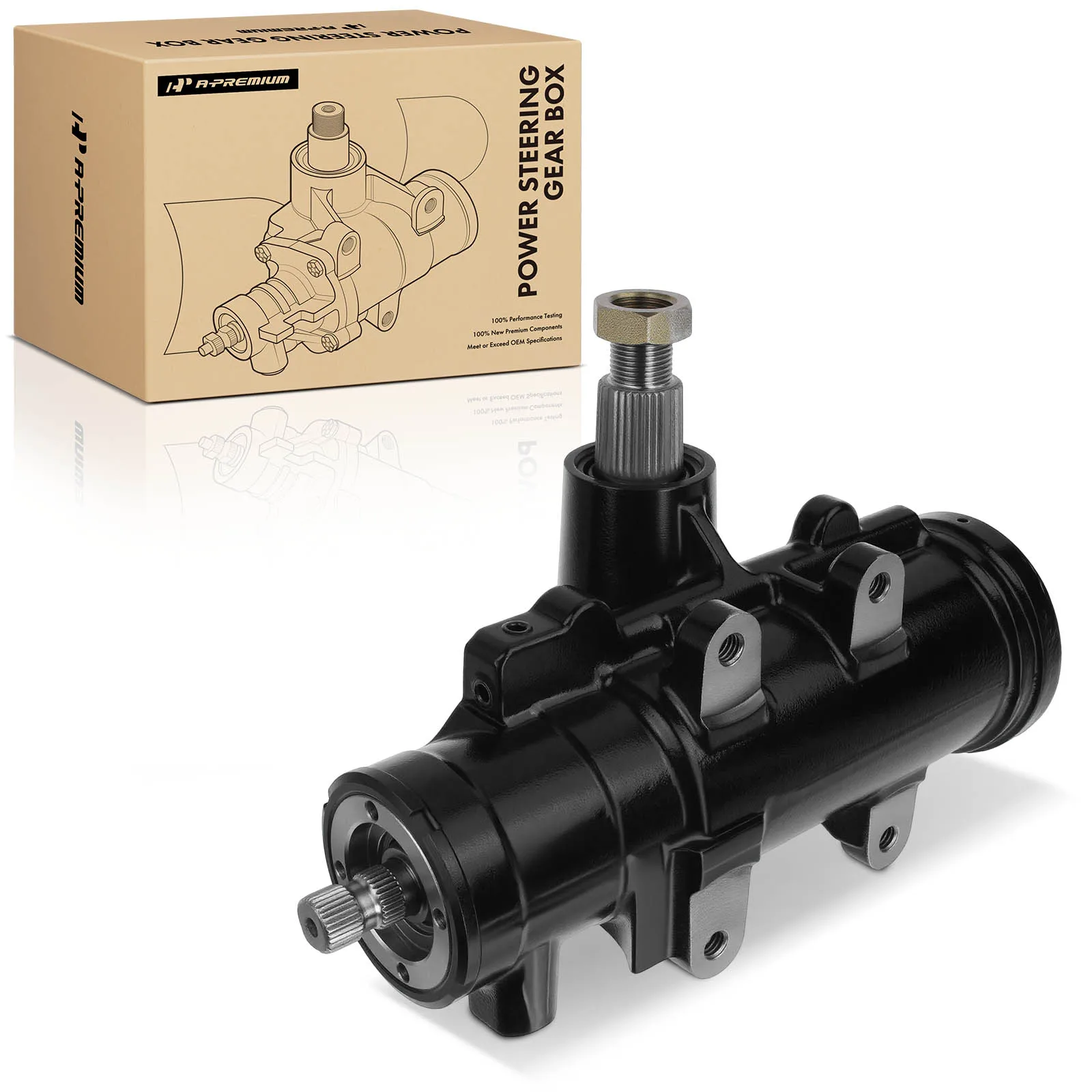 A-Premium Power Steering Gear Box for Jeep Wrangler 1987-1995 Cherokee Wagoneer 1980-1983 J10 J20 1980-1988 Grand Wagoneer
