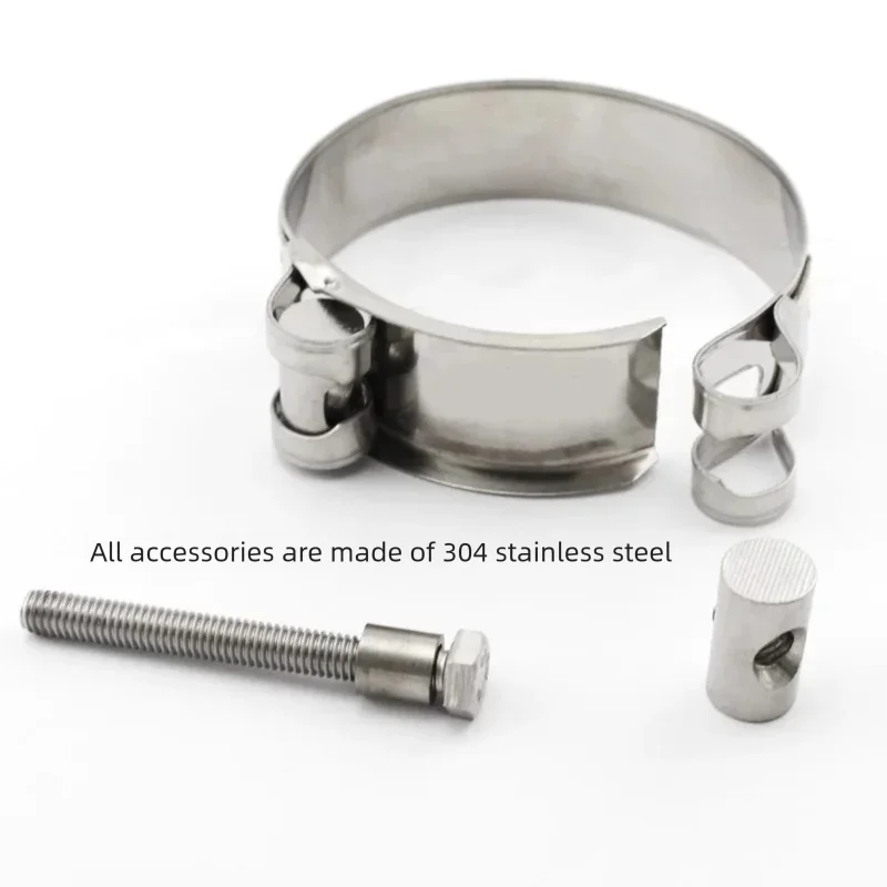304 stainless steel hose clamp bundle clamp water pipe strap fixed clamp various models
