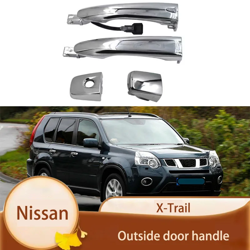 Manija exterior de puerta de coche con hebilla de puerta de inducción, cubierta de mano, manijas de puerta delantera y trasera, adecuado para Nissan Qijun 14