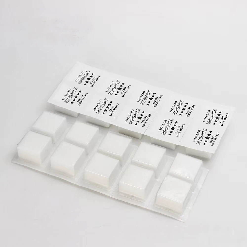 50pcs Square And Rotundity Tattoo Needle Cleaning Sponge Dip Foam Cup Rinse Caps Used for Cleaning the Tip of Tattoo Needles
