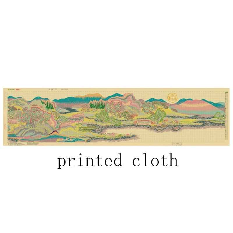 11CT Stream Spring Morning  Needlework,Printed Cross stitch,Sets For Embroidery kit Full Cross-Stitching