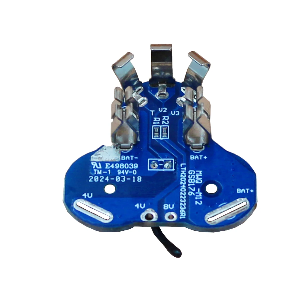 حماية شحن البطارية PCB BMS لوحة دوائر كهربائية لميلووكي M12 12 فولت 1.3Ah 1.5Ah 2Ah 4Ah 48-11-2411 M`12 بطارية ليثيوم أيون