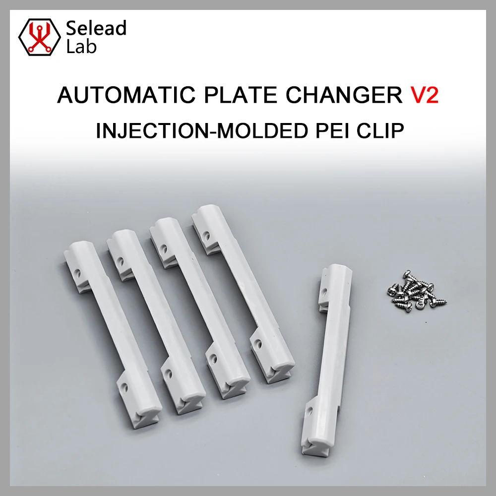 

Seleadlab Injection Molded PEI Clip For Automatic Plate Changer Mechanical Swap Bambu Lab A1 P1S P1P