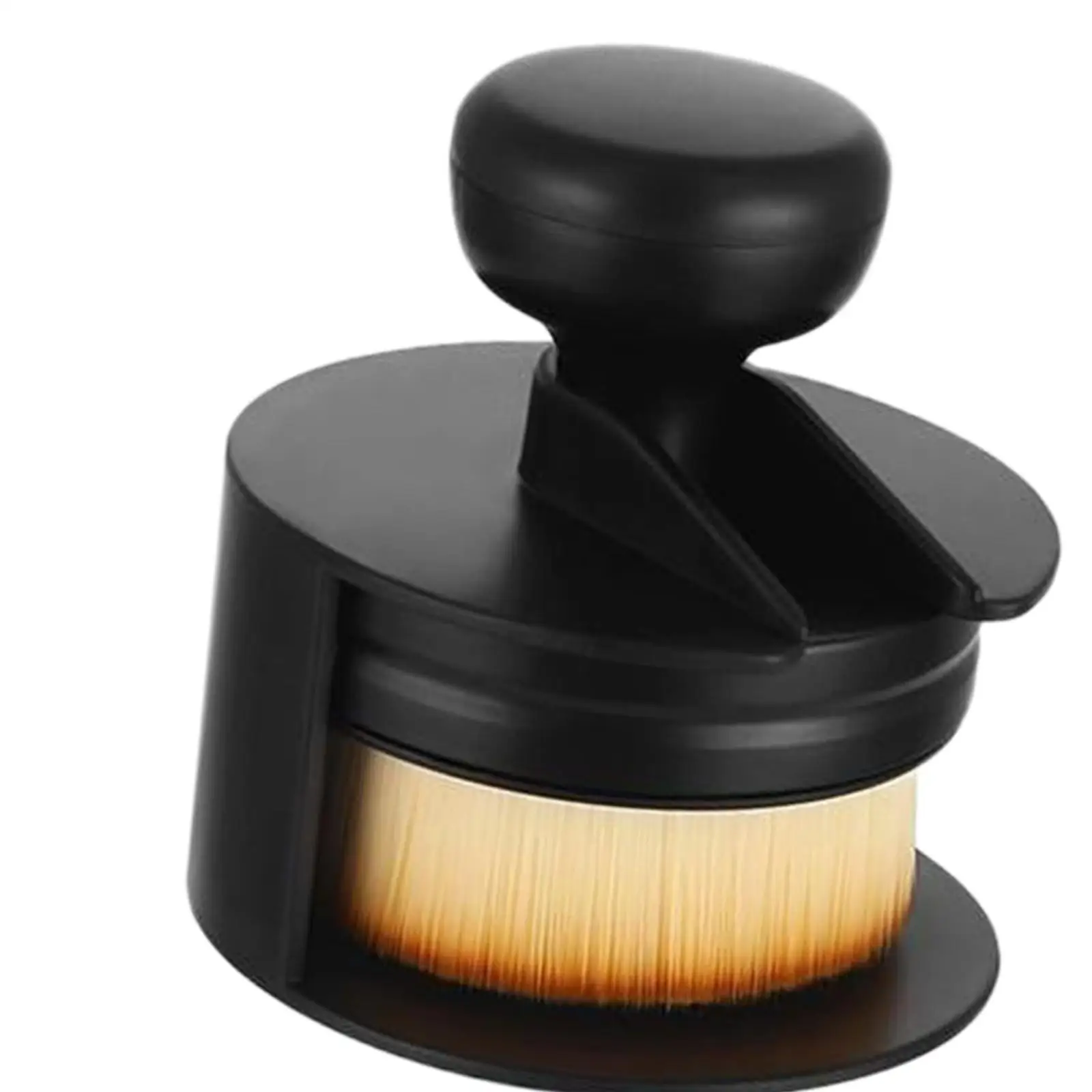 Foundation Brush Draagbare professionele gezichtsmake-upborstel Ronde Kabuki-borstel
