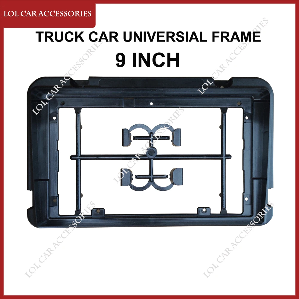 9 Inch Truck Universial Frame Android MP5 Car Radio Player 2Din Head Unit Fascia Dash Cover Panel Casing Frame