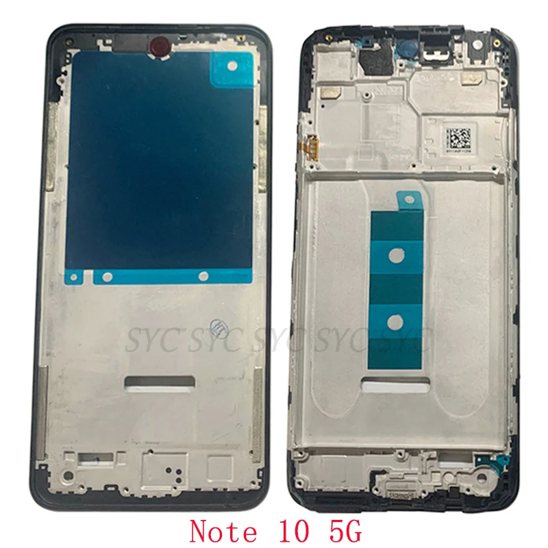 Middle Frame Housing LCD Bezel Plate Panel For Xiaomi Redmi Note 10 Pro 5G 10S Phone Metal LCD Frame Repair Parts