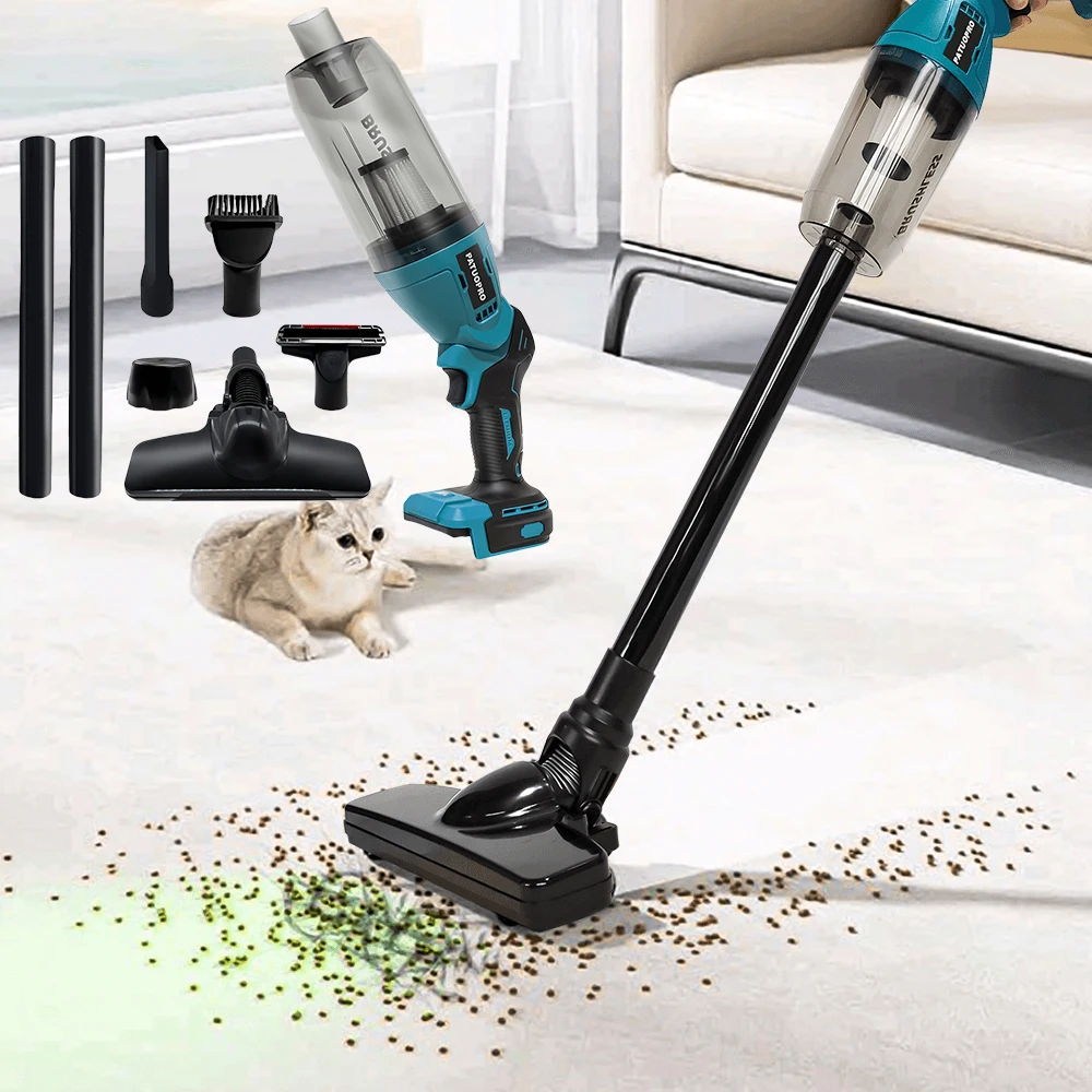 Cordless Brushless Electric Vacuum Cleaner Portable Car Keyboard Dust Pets Hair Cleaning Power Tool For Makita 18V Battery