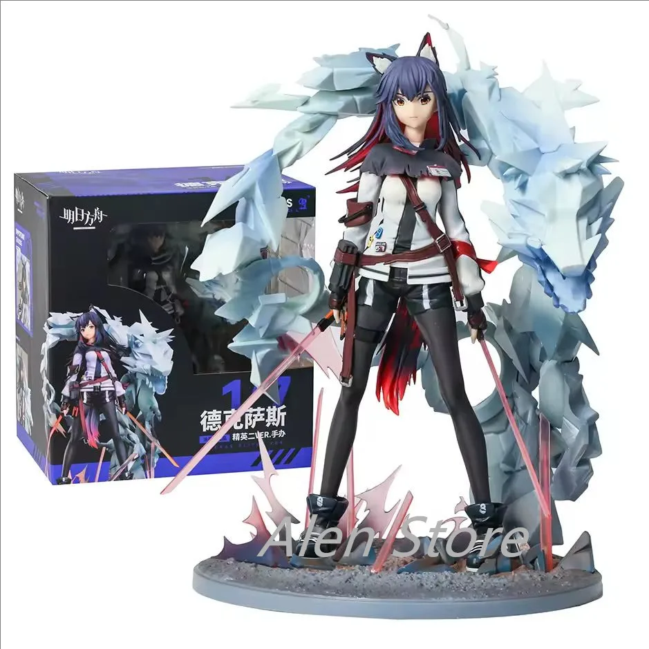 

26 см Arknights Texas фигурка игры периферийные двумерные красивые украшения для девочек коллекция настольный дисплей подарочная игрушка