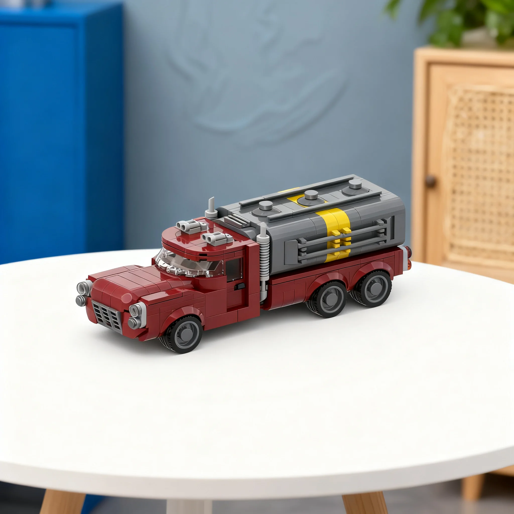 487-pezzi-moc-cars-wasteland-tanker-truck-modello-a-tema-fallout-blocchi-da-costruzione-giocattoli-di-architettura-regalo-di-natale-mattoncini-artigianali-arte-3d