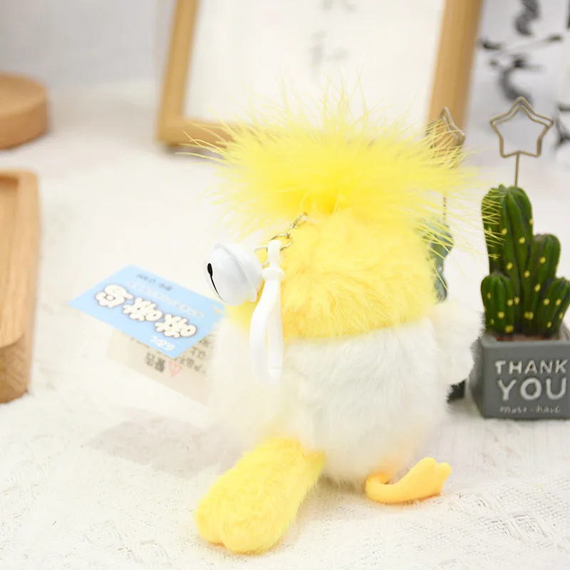 new funny Plush Jojo chirping bird doll pendant bird parrot plush toy  keychain  rocking sound  bird backpack ornament