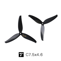 8 pairs C7.5x4.6 T-MOTOR C7546 Cinema Three blade propeller For FPV Freestyle Version RC Racing Drone Accessories