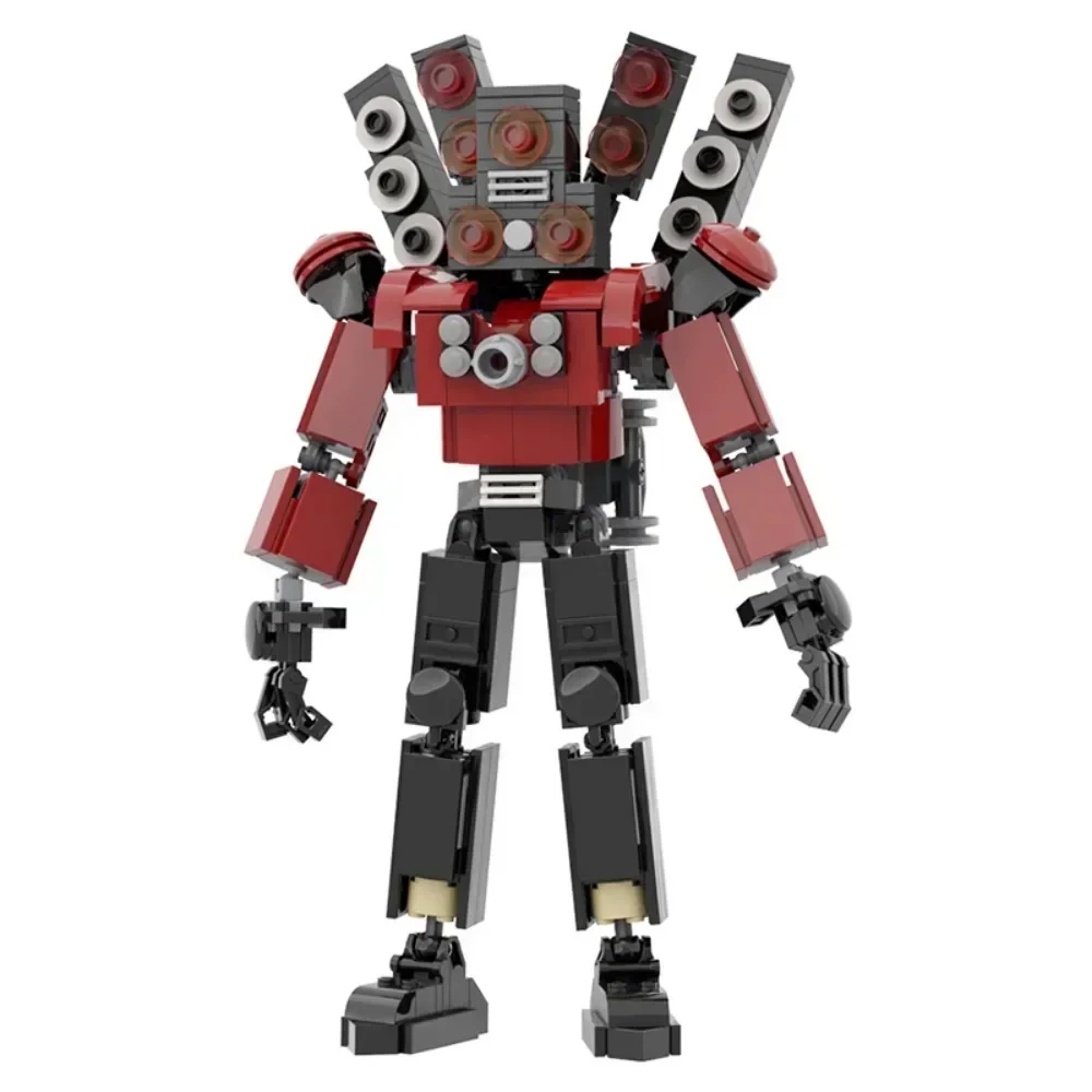 MOC Titan Drillman Clockmen Mech Speakerman Titan Camerman TV Man Skibidi Toileted Building Blocks Kit for Kid Adult Gifts