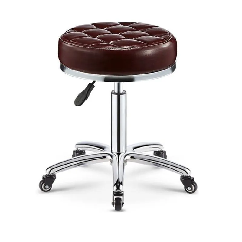 AOLIVIYA Salon Barber Chair Beauty Manicurist Nail Chair Professional Hairdressing Stool Swivel Lift Round Caster Stylist