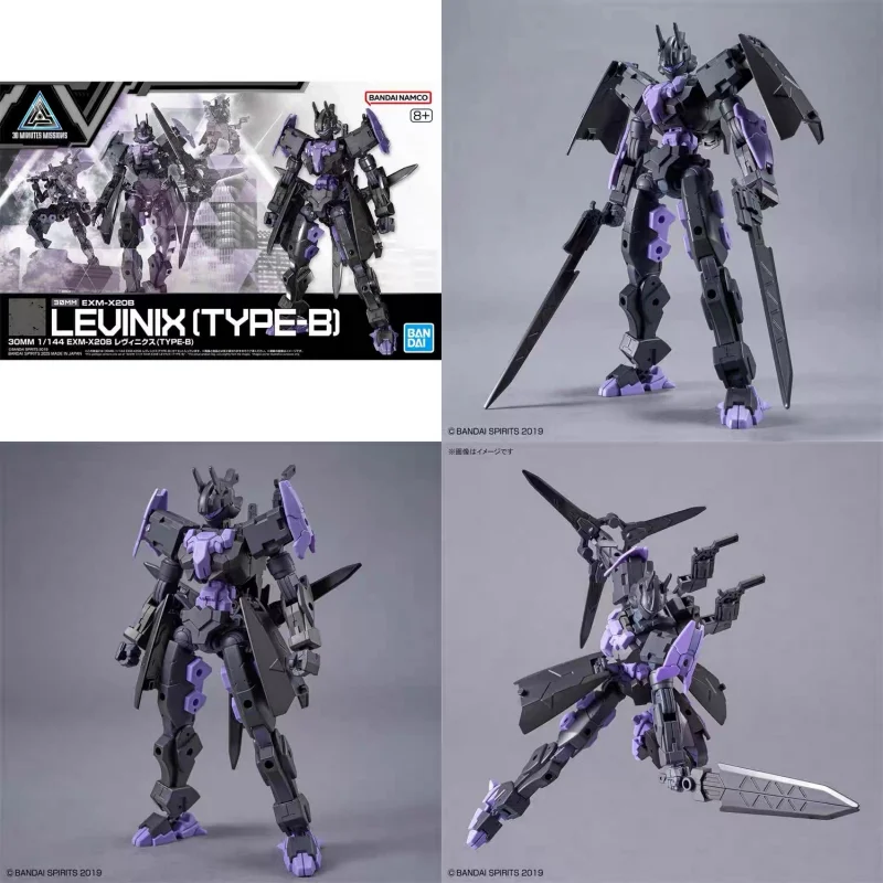In Voorraad Originele Bandai 30mm 1/144 Exm-X20b Levinix Type-B Collectible Anime Action Figure Model Assemblage Speelgoed Geschenken