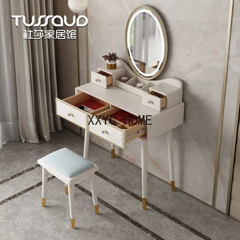 북유럽 60cm 미니 라이트 럭셔리 드레싱 테이블 라이트 침실 현대 간단한 스토리지 메이크업 테이블