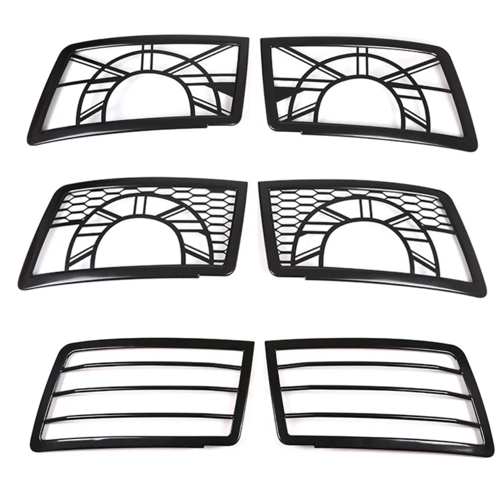 

Car Headlight Lampshade Protection Cove For Land Rover Defender 110 2020-2024 Stainless Steel Netr Accessories Car Modification