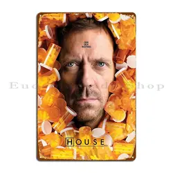 Dr House Md Metal Sign Living Room Club Customized Wall Cave Cinema Tin Sign Poster