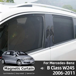 For Mercedes Benz B Class W245 2006-2011 Car Window Curtains Sun Solar Sunshield Shadow Mesh Glass Sunshade B200 B180 B170 B160