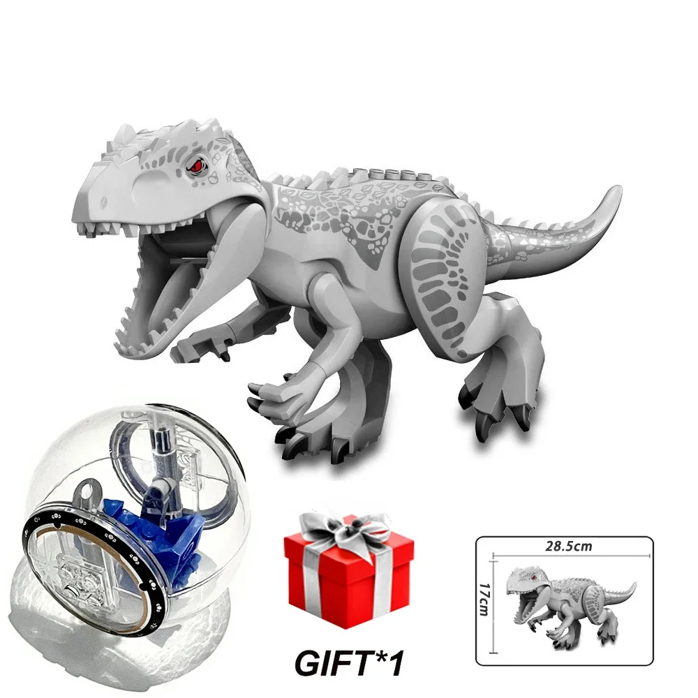 28 Arten Jurassic Dinosaurier Welt Bauklötze Tyrannosaurus Indominus I-Rex Mit Flucht-Gyrosphäre Bausteine Spielzeug