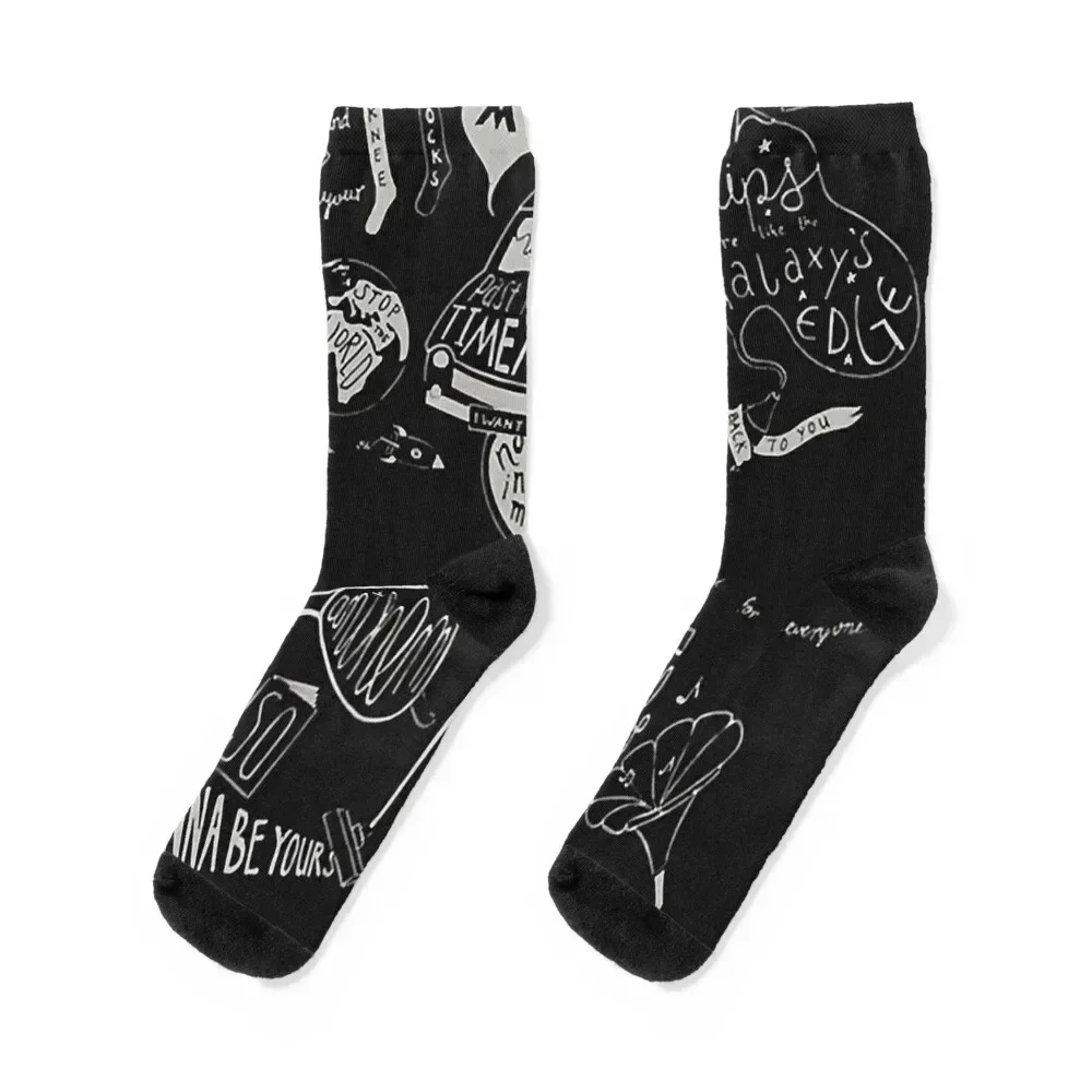 

Wanna be yours Socks Christmas Novelties aesthetic Socks Female Men's