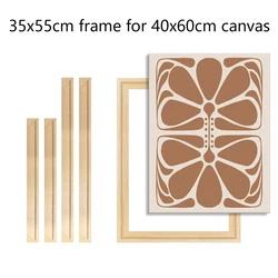 35x55cm Wooden Frame for 40x60cm Pictures For Wall Canvas Frame Diamond Painting Large Size Picture Poster Wall Frame Pine