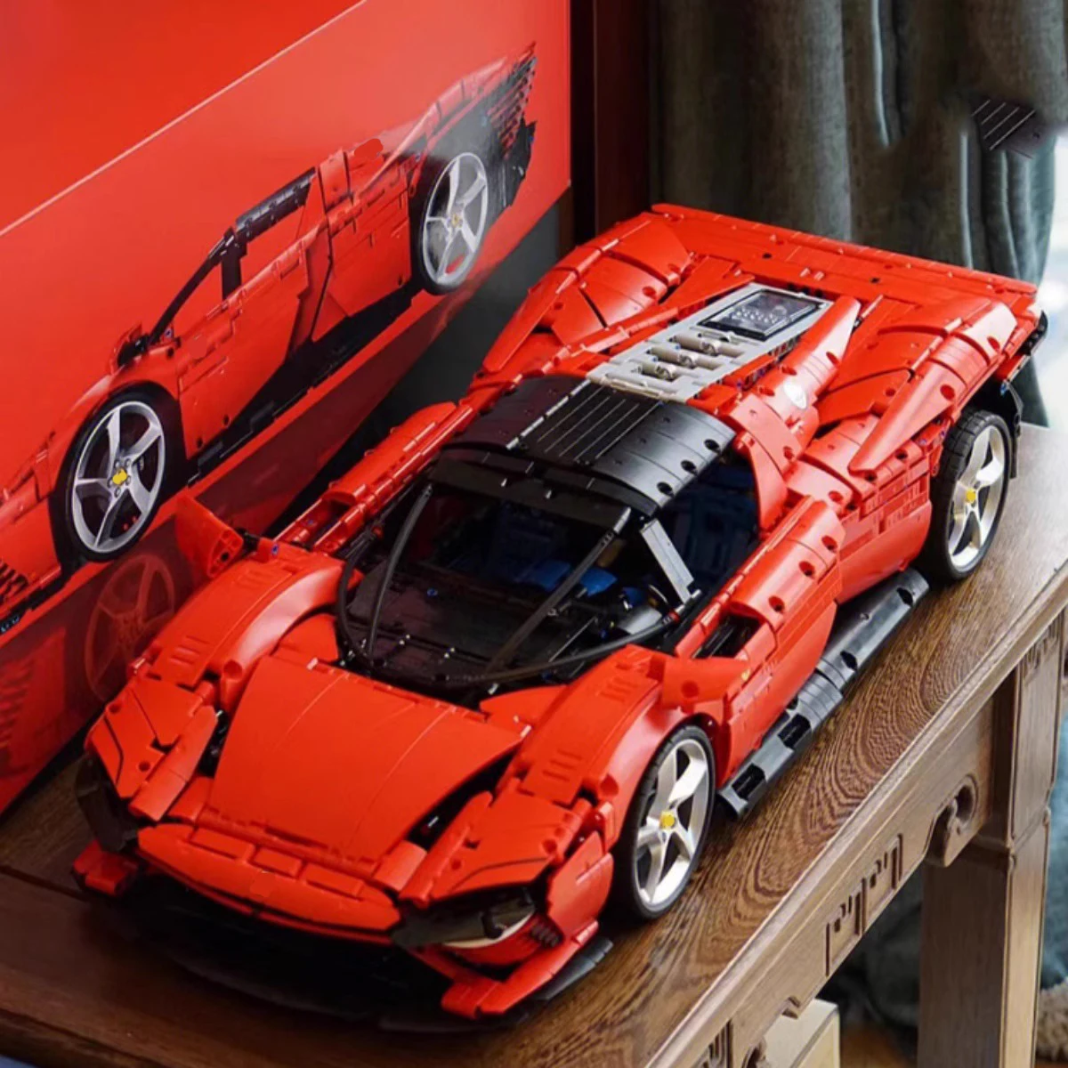 3778PCS Technical Daytona SP3 Supercar Model Building Blocks Sport Car Toys for Kids Boyfriend Birthday Gifts Compatible 42143