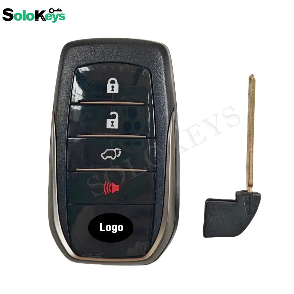 SOLOKEYS FCC ID:B3U2K2L/BM1ET Original Remote Board 312-314MHZ For Toyota SW4 2015-2019 Smart Key 8A Chip 3+1 Buttons 0182/0010