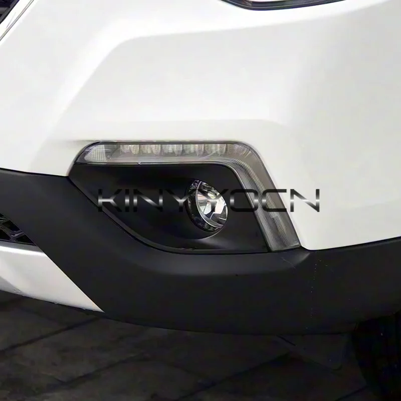 المصد الأمامي للسيارة DRL الضباب الخفيف ل FAW Besturn X80 2017 2018 الوفير الضباب مصباح ضوء مصباح الضباب مصباح قيادة #4