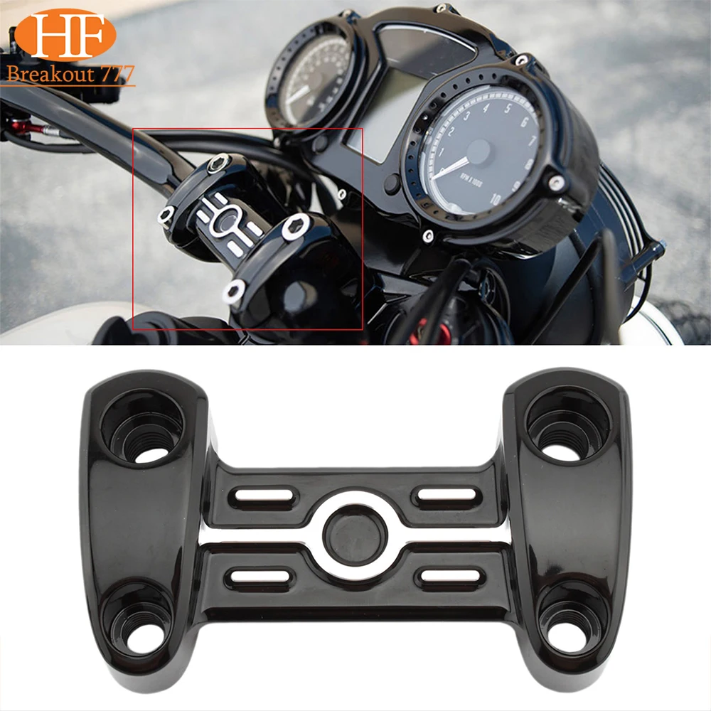 Motorcycle CNC Aluminum Handlebar Risers Top Cover Clamp For BMW R nineT /5 2020-2021 nineT Pure R9T Scrambler