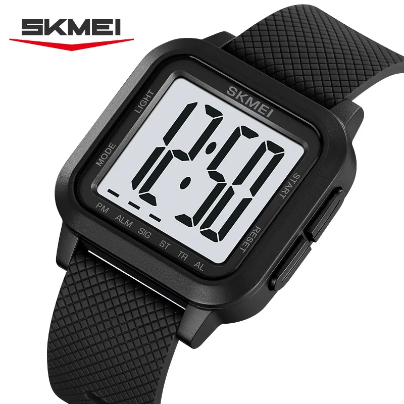 SKMEI 2691 Alarm Clock Men's Electronic Watch New Fashion Sports Big Digital Dial Digital Watch Waterproof Timing