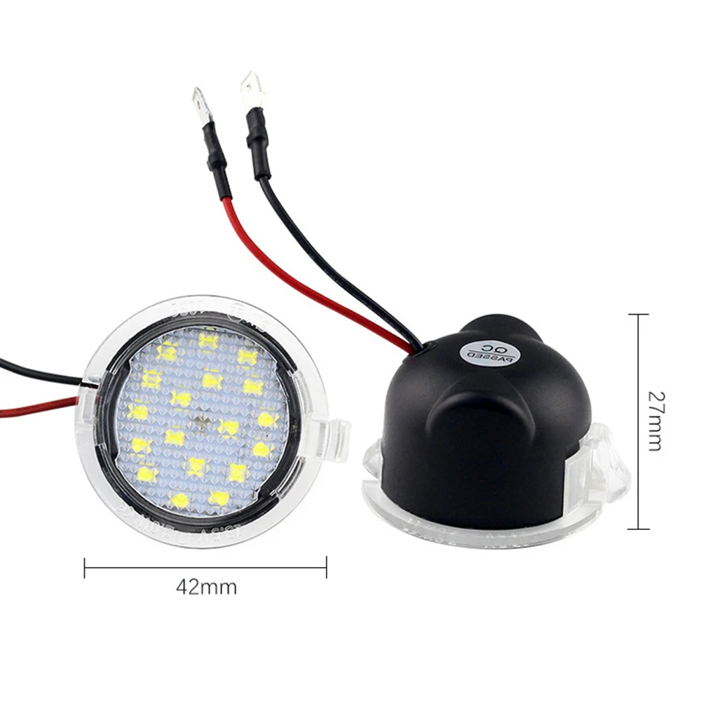 Lumière LED pour rétroviseur latéral, éclairage canbus pour Ford Edge Ranger MonktFlex Explorer, 2 pièces