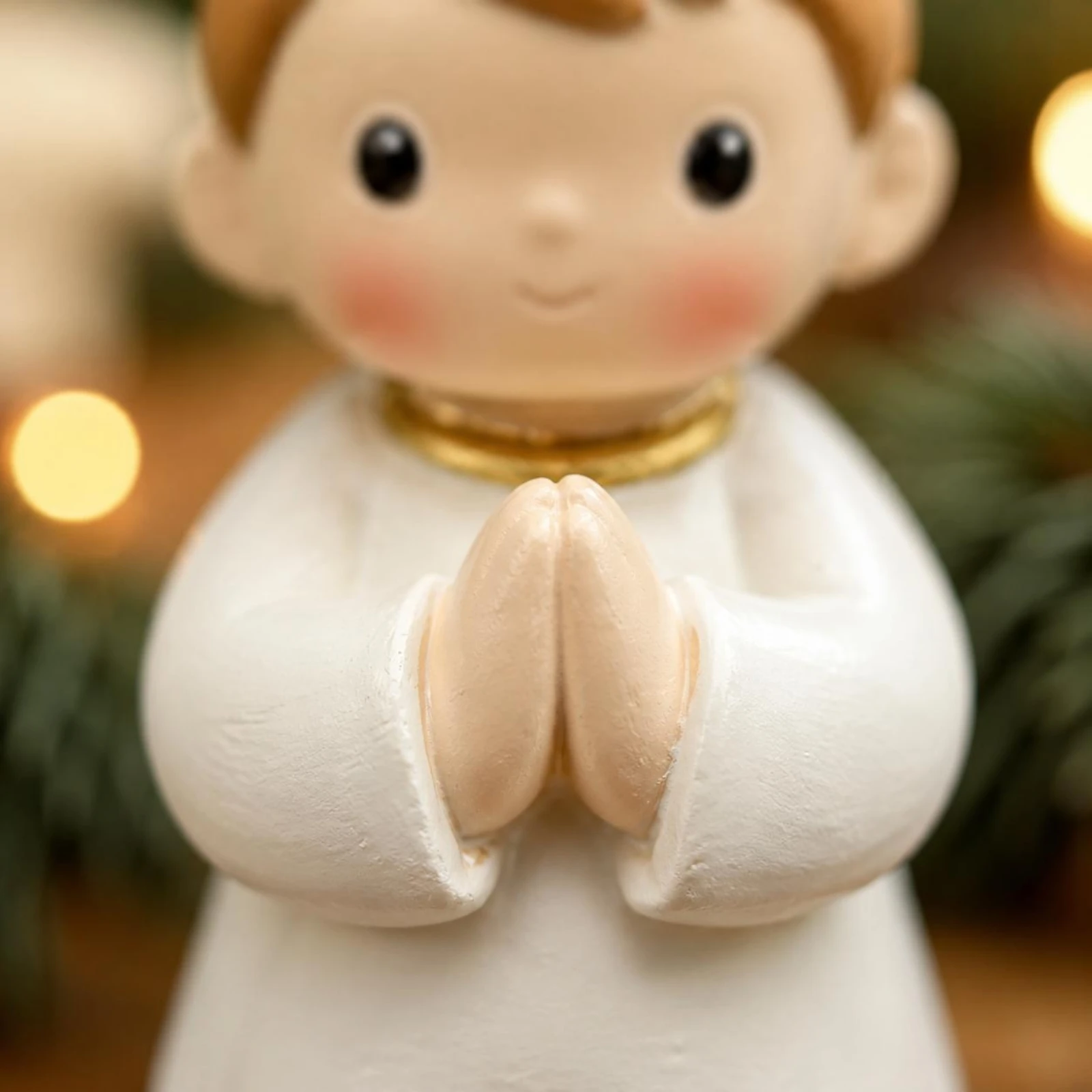 Holy Family Statue Hand-Painted Holy Family Figurine Resin Figurine Collectible Christmas Nativity Ornament Peaceful for Bedroom