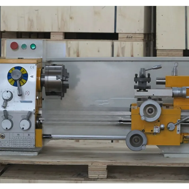 CJM280 Lathe: Full-Gear Transmission, Dual-Spindle, Industrial-Grade, High-Power Desktop Metalworking Machine Tool