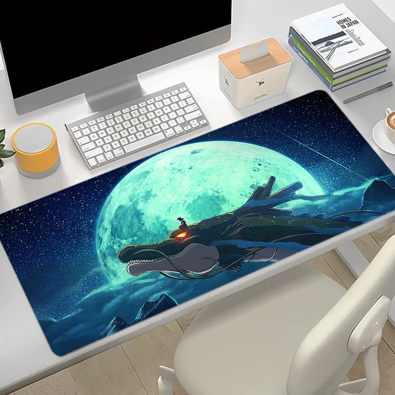 Alfombrilla de ratón grande con diseño de anime, nueva, de la serie Dragon Ball, para jugadores, accesorios para juegos, con borde de goma para fijarla al escritorio, alfombrilla para ratón de ordenador portátil, DBZ.