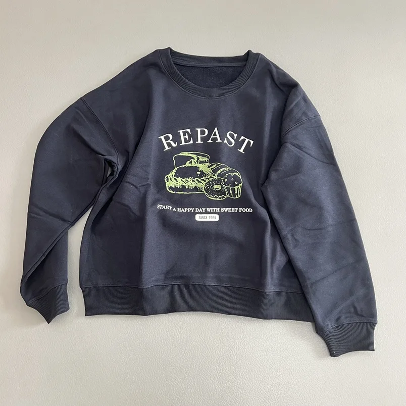 Felpa in spugna senza cappello Top da donna Donna Primavera Casual con cappuccio Nastro in stile coreano Fodera soffice Kawaii ricamato giovanile GF