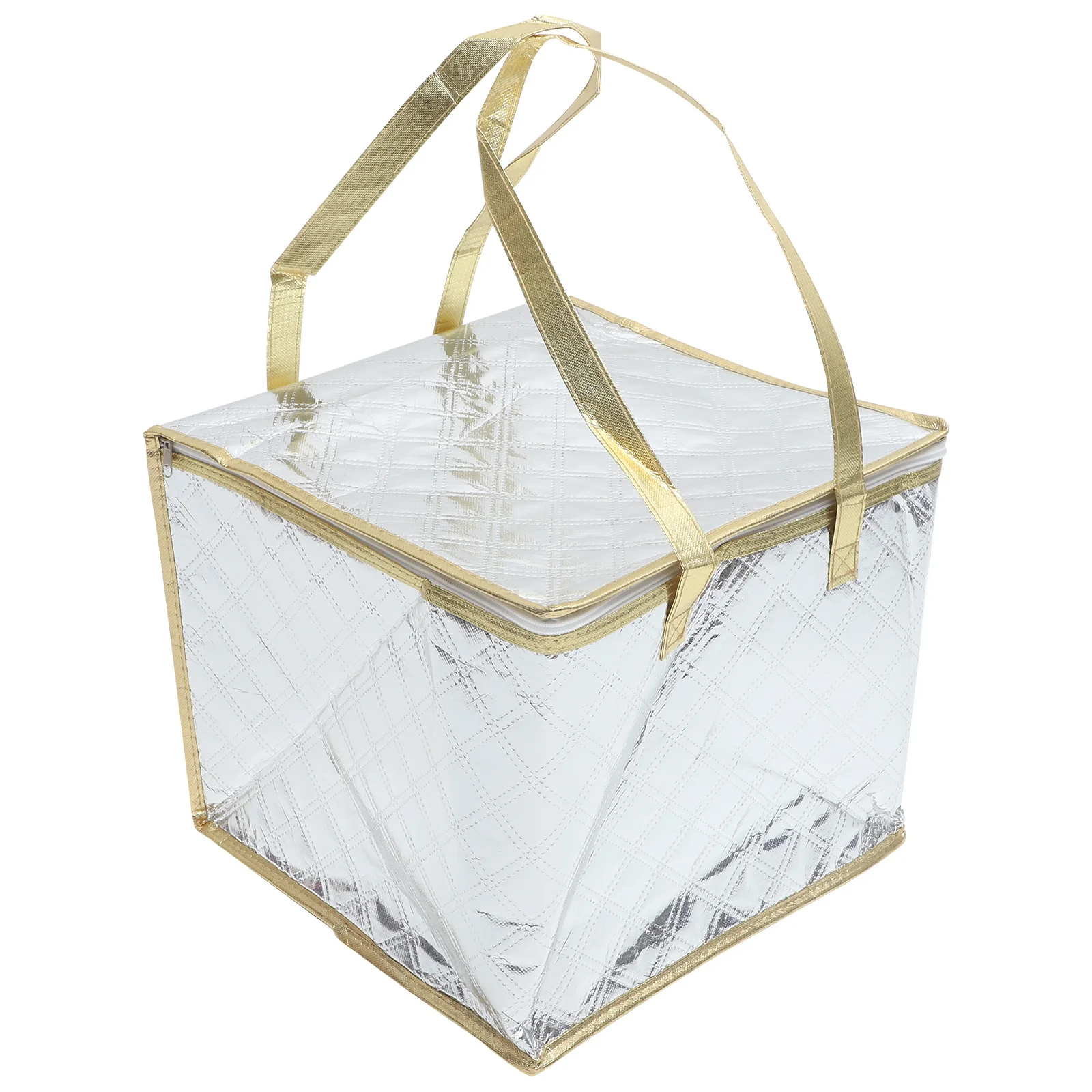 

Insulated Food Bag Large Capacity Portable Thermal Storage Reusable Grocery Cooler Carrier for Picnic Camping Lunch Delivery