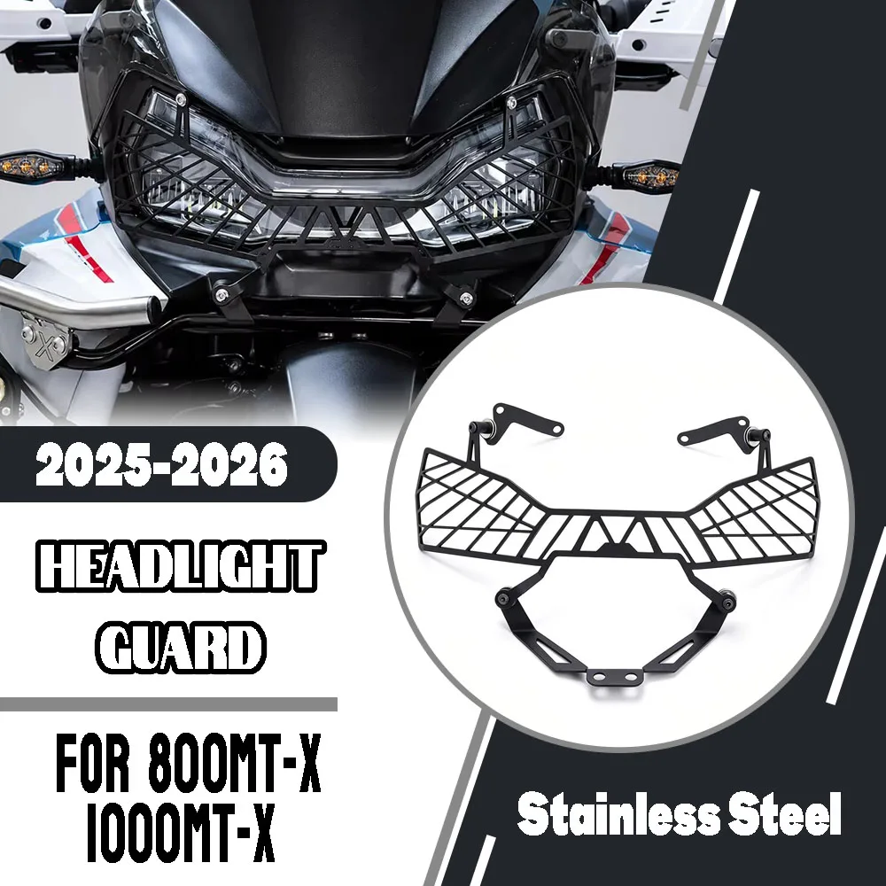 For CFMOTO 800MT-X 800MTX 800 MT-X 1000MT-X 1000MTX 2025-2026 Motorcycle Headlight Protector Guard Grille Protection Cover Parts