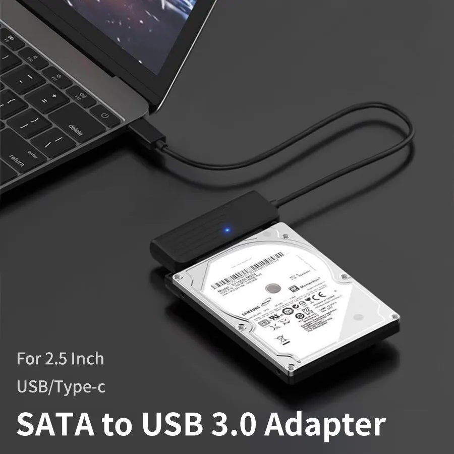 SATA to USB 3.0 Adapter Type C to SATA Cable 5Gbps High Speed Data Transmission For 2.5 Inch HDD Hard Drive SATA Adapter