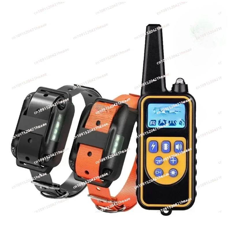 مناسبة for880m LCD طوق تدريب الكلاب التحكم عن بعد الحيوانات الأليفة النباح سدادة الكلب مقاوم للماء الكهربائية مع صدمة الاهتزاز الصوت #2