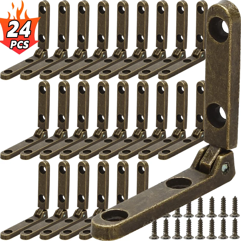 

Деревянная коробка, маленькая петля с винтами, цинковый сплав, 90-градусные складные петли, петли для шкафа для ювелирных изделий, ящик для шкафа, мебельная фурнитура