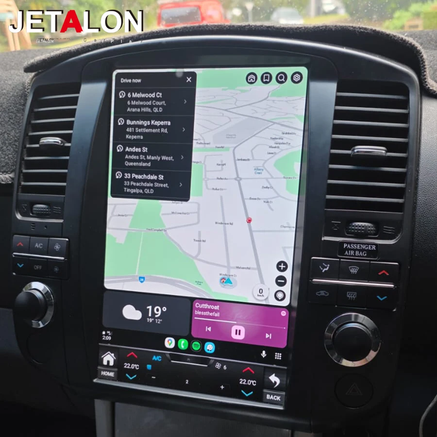 Navi Car Radio Stereo Android 15 GPS Navirider DSP Vertical Screen For Nissan Pathfinder R51 2006-201112.1inch DSP BT Carplay